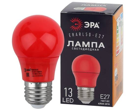 Лампа светодиодная Эра E27 3W 3000K ERARL50-E27 Б0049580