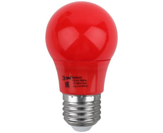 Лампа светодиодная Эра E27 3W 3000K ERARL50-E27 Б0049580, изображение 3