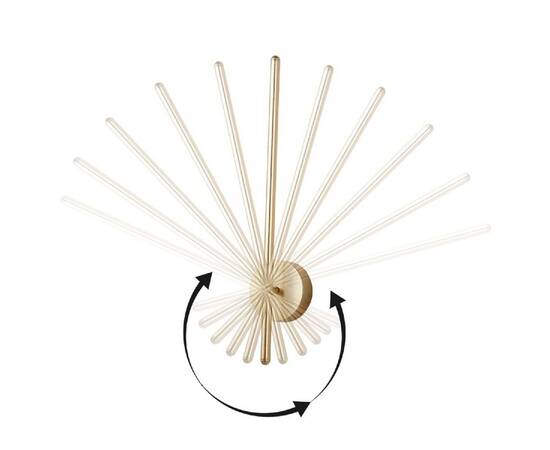 Настенный светильник Crystal Lux VERDE AP L1000 GOLD NEW, изображение 3