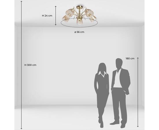 Люстра на штанге De Markt Блеск 315016105, изображение 12