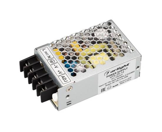 Блок питания Arlight HTS-25-12 (12V, 2.1A, 25W, IP20) 034449