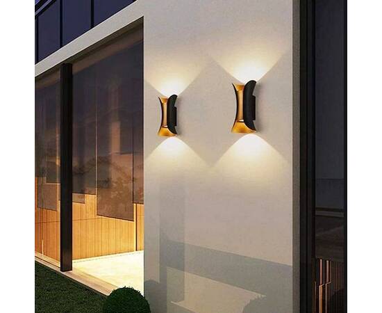 Архитектурный светильник Reluce 86852-9.2-002KT LED2*5W BK+GD, изображение 3