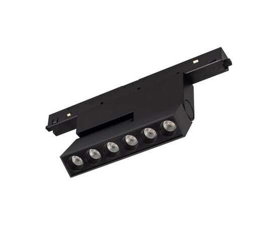 Трековый магнитный светильник Arlight MAG-ORIENT-DOTS-FOLD-S195-6W Warm3000 (BK, 30 deg, 48V) 042013, изображение 2
