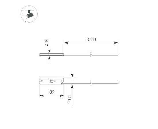 Коннектор питания Arlight MAG-MICROCOSM-CON-POWER (BK) 043052, изображение 2