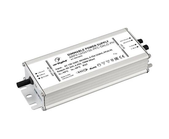 Блок питания Arlight ARPV-UH24150-PFC-DALI2-PH (24V, 6.3A, 150W, IP67) 026126(2)