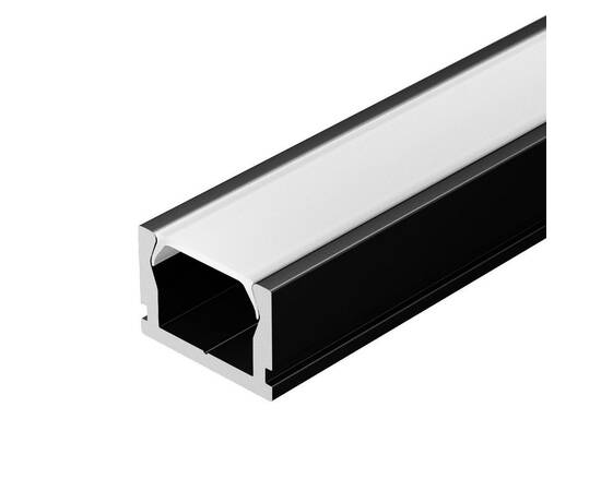 Алюминиевый профиль Arlight PIK-1007-2000 ANOD BLACK 045492