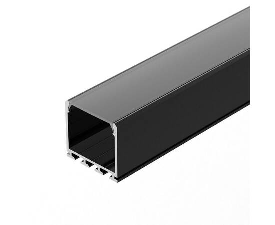 Алюминиевый профиль Arlight PLS-LOCK-H25-3000 ANOD Black 044847