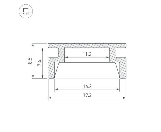 Алюминиевый профиль Arlight HR-3000 044793, изображение 3