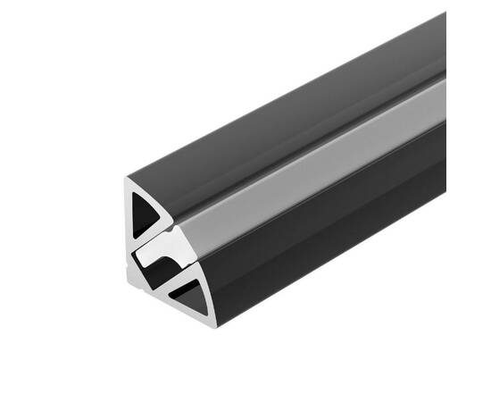 Алюминиевый профиль Arlight SL-KANT-H11-2000 ANOD BLACK 044086