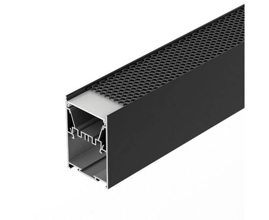 Алюминиевый профиль Arlight LINE-5075-HONEYCOMB-2000 BLACK 044874