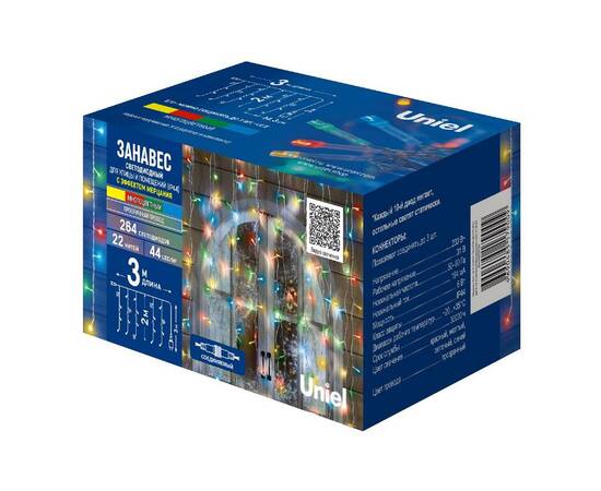 Уличная гирлянда Uniel ULD-C3020-264/TTK MULTI IP44 UL-00010917, изображение 11