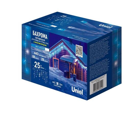 Уличная гирлянда Uniel ULD-B25006-440/TTK BLUE-WHITE IP44 UL-00010939, изображение 12