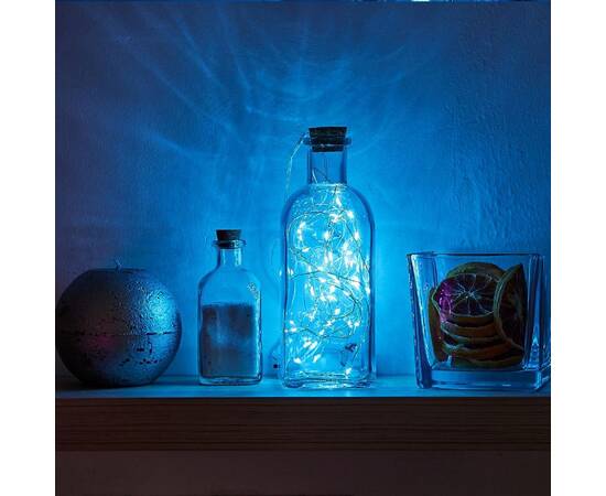 Гирлянда Uniel ULD-S0500-050/SCB/2AA ICE BLUE IP20 DEW UL-00010899, изображение 3