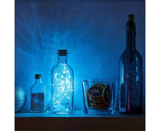 Гирлянда Uniel ULD-S0500-050/SCB/2AA ICE BLUE IP20 DEW UL-00010899, изображение 4