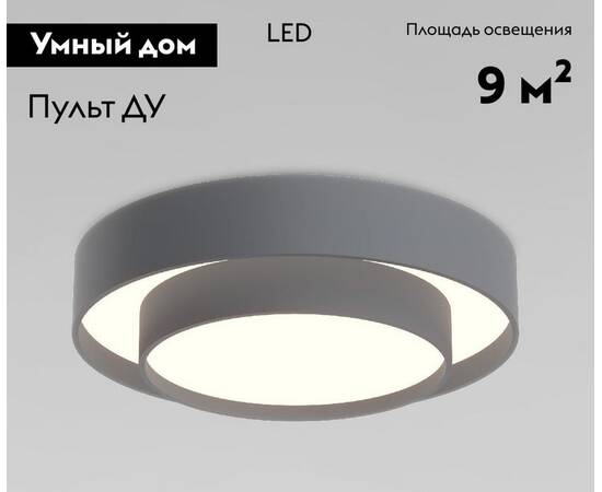 Потолочная люстра Eurosvet Force 90330/2 серый a065956, изображение 2