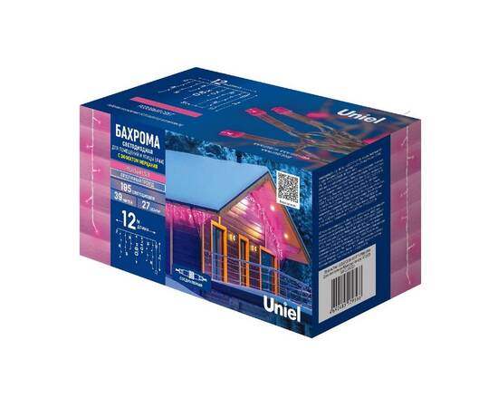 Уличная гирлянда Uniel ULD-B12006-195/TTK PINK IP44 UL-00010881, изображение 15