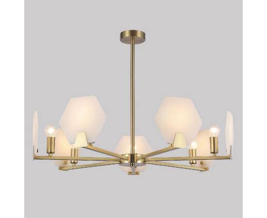 Люстра на штанге Eurosvet Marble 60158/7 латунь Smart a065050
