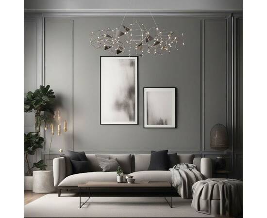 Подвесная люстра Eurosvet Uma 90369/15 черный жемчуг a065036, изображение 4