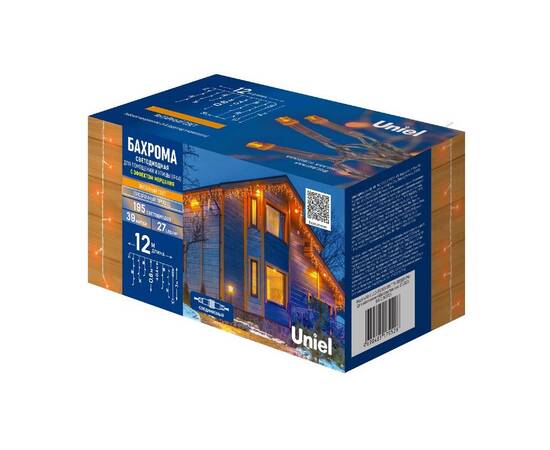 Уличная гирлянда Uniel ULD-B12006-195/TTK AMBER IP44 UL-00010883, изображение 11