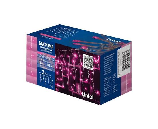 Гирлянда Uniel ULD-B2005-048/DTA PINK IP20 UL-00010874, изображение 11