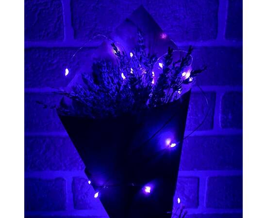 Гирлянда Uniel ULD-S0200-020/SСB/2AA PURPLE IP20 DEW UL-00010897, изображение 9