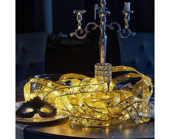 Гирлянда Uniel ULD-S1000-100/SCB/3AA WARM WHITE IP20 RIBBON UL-00010900, изображение 3