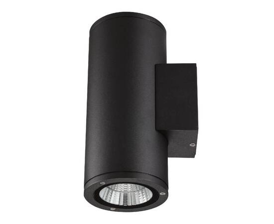 Уличный настенный светильник Uniel ULU-S22D-2x12W/6400K IP65 BLACK UL-00010848