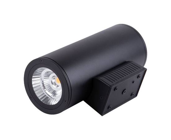 Уличный настенный светильник Uniel ULU-S22D-2x22W/2700K IP65 BLACK UL-00010851, изображение 3