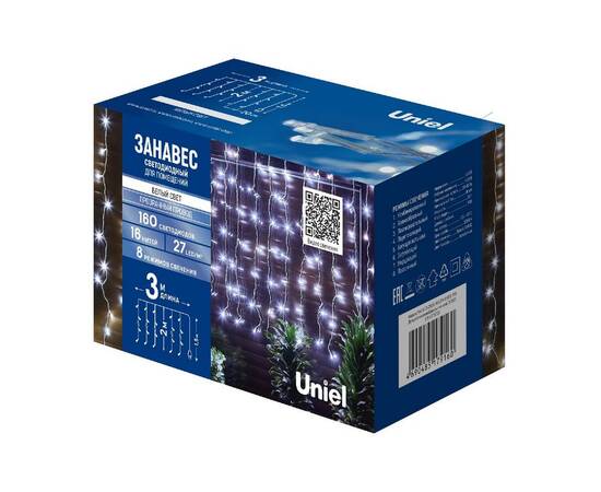 Гирлянда Uniel ULD-C3020-160/DTA WHITE IP20 UL-00010915, изображение 10