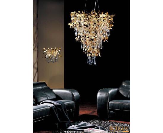 Подвесная люстра Crystal Lux Romeo SP10 Gold D600, изображение 2