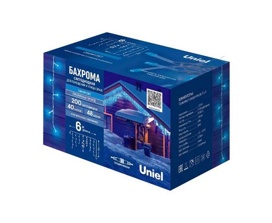 Уличная гирлянда Uniel ULD-B6007-200/STK BLUE IP44 UL-00010891, изображение 10