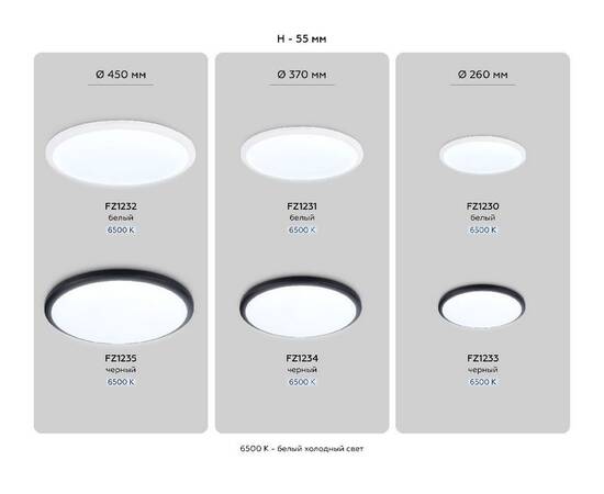 Потолочный светильник Ambrella Light Orbital Air FZ1231, изображение 6