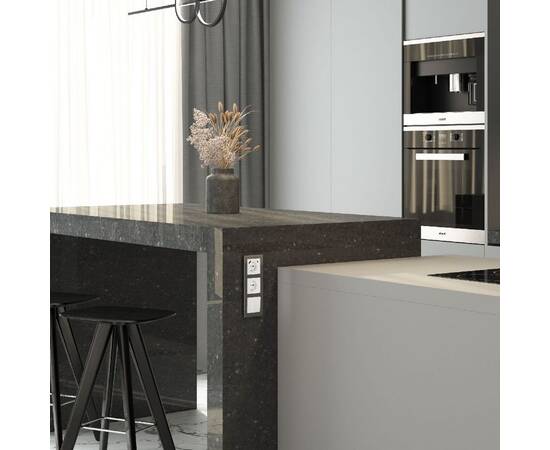 Розетка с заземлением, шторками и USB тип A+C Werkel 4690389197345 W1171741 a064014, изображение 2