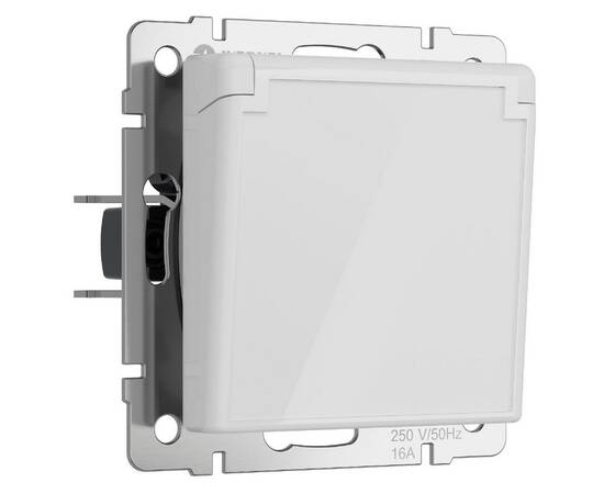 Розетка с заземлением, крышкой и шторками Werkel 4690389197338 W1171241 a064013