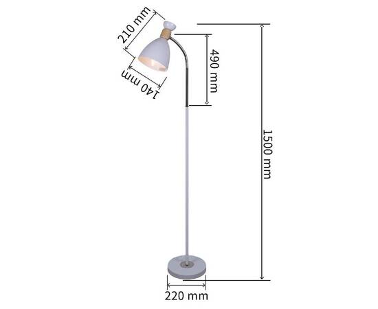 Торшер Reluce 03072-0.6-01 WH, изображение 5