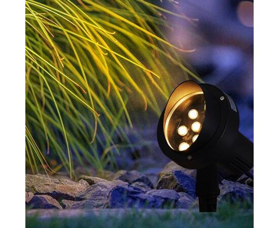 Грунтовый светильник Reluce 09401-0.7-001U LED12W BK+WW, изображение 2