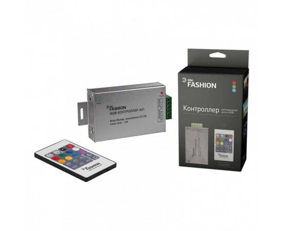 Контроллер для светодиодной RGB ленты ЭРА RGBcontroller-12-A01-RF C0043982