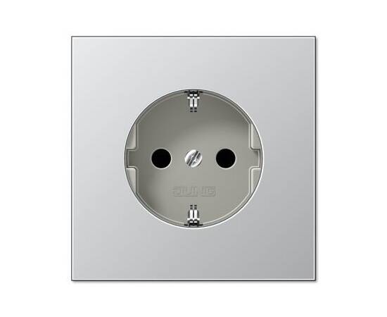 Розетка 2K+З со шторками Jung AL1520KI