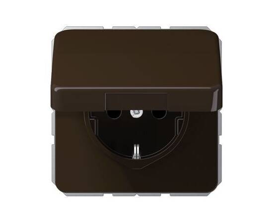 Розетка штепсельная Schuko Jung CD1520BFKLBR