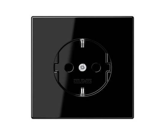 Розетка 2K+З со шторками Jung LS1520KISW