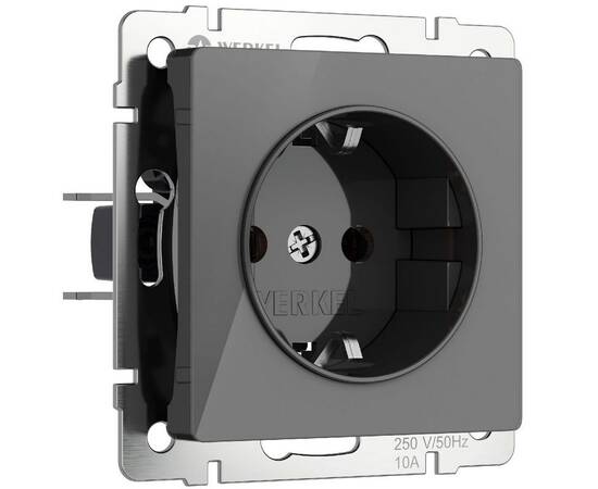 Розетка с заземлением Werkel 4690389197505 W1171044 a064090