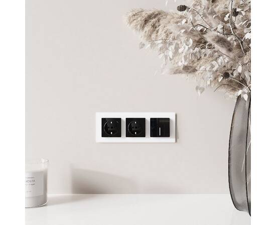 Розетка с заземлением, шторками и USB тип A+C Werkel 4690389197741 W1171748 a064044, изображение 2