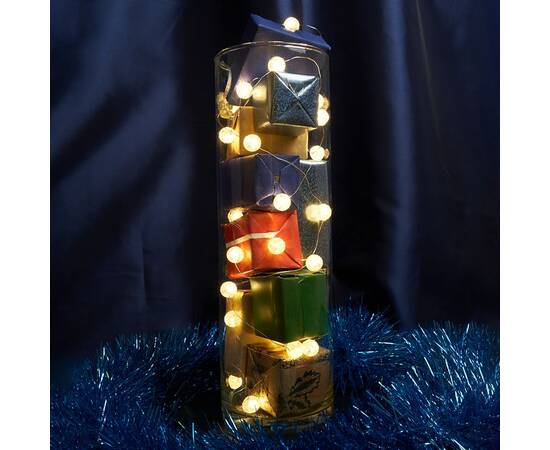 Светодиодная гирлянда линейная Лед шарики Feron CL565 48611