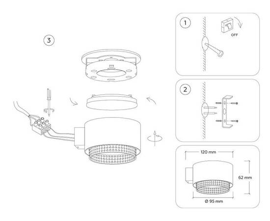 Настенный светильник Ambrella Light Techno family TN71299, изображение 8