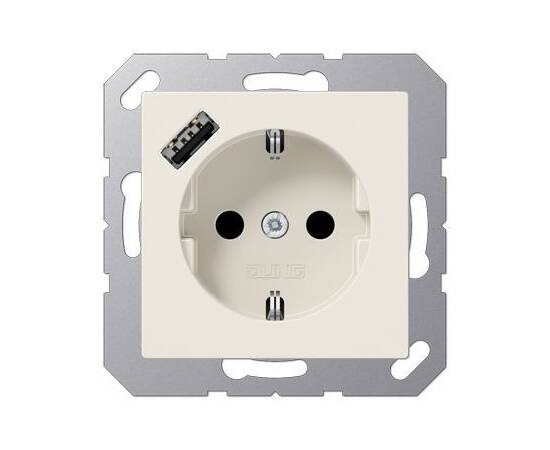 Розетка 2K+З USB Typ A Jung A1520-18A