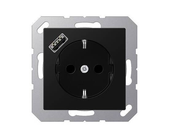 Розетка 2K+З Jung A1520-18ASWM