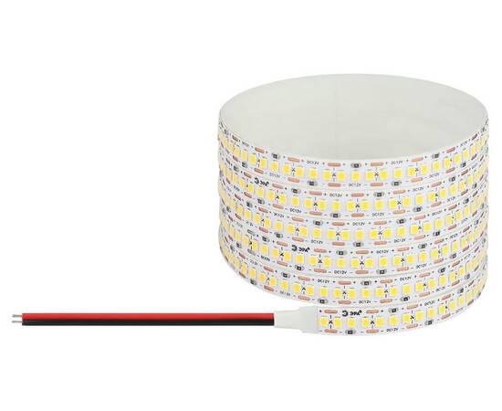 Светодиодная лента Эра 12В 2835 19,2Вт/м 6500K 5м IP20 LS2835-19,2-240-12-6500K-IP20-1 year-5m Б0059, изображение 2
