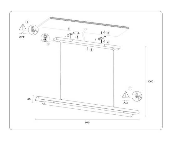Подвесной светильник Ambrella Light Techno family TN71337, изображение 7