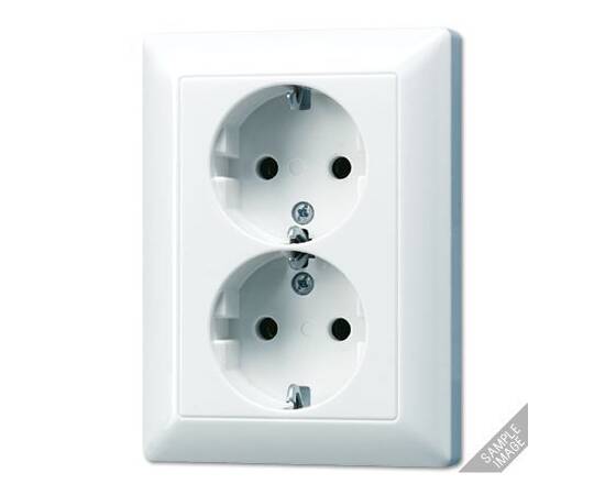 Розетка 2K+З двухместная Jung AS5020U