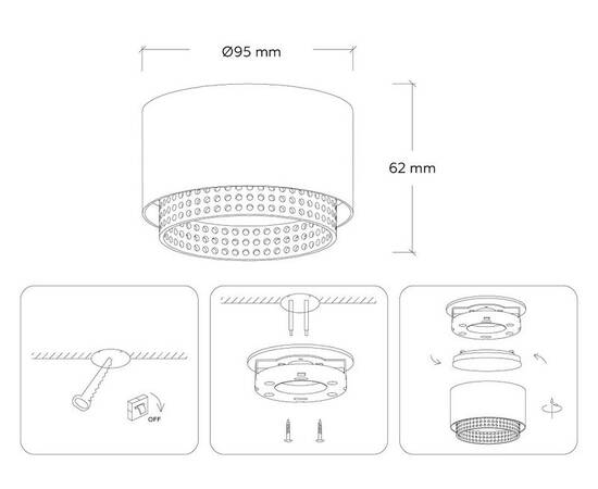 Накладной светильник Ambrella Light Techno family TN71275, изображение 7